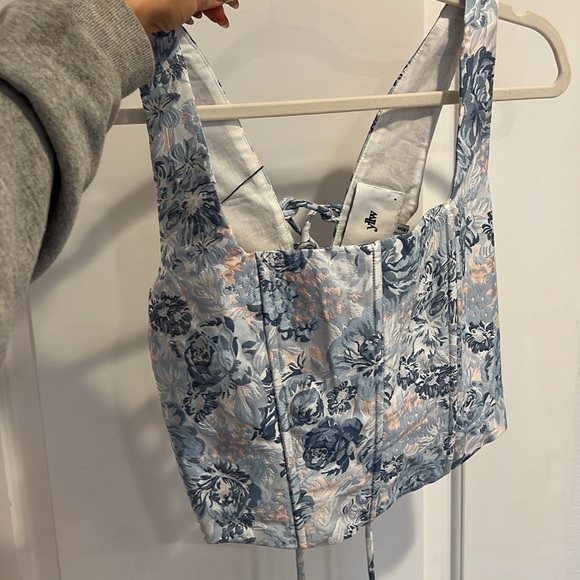 Floral corset top - yellow the label - Picture 6 of 8